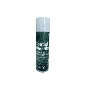 Spray One Shot Spatial pour lutter contres les insectes tel que les punaises de lit, mouches, cafard ...